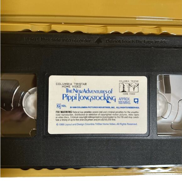 The New Adventures of Pippi Longstocking Vintage VHS Tape - Picture 6 of 6